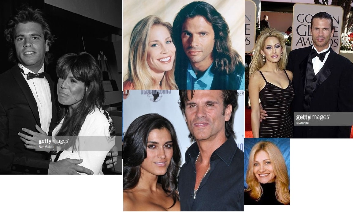 picture of all five Lorenzo Lamas's wives.